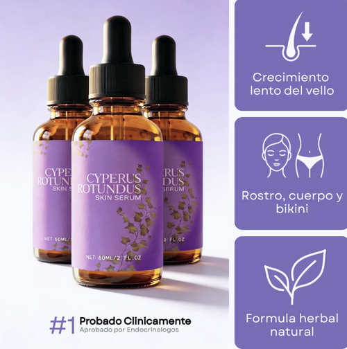 Lunéa™ - Vello fino y menos visible con Raiz de Cyperus Rotundus
