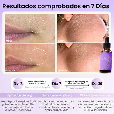 Lunéa™ - Vello fino y menos visible con Raiz de Cyperus Rotundus