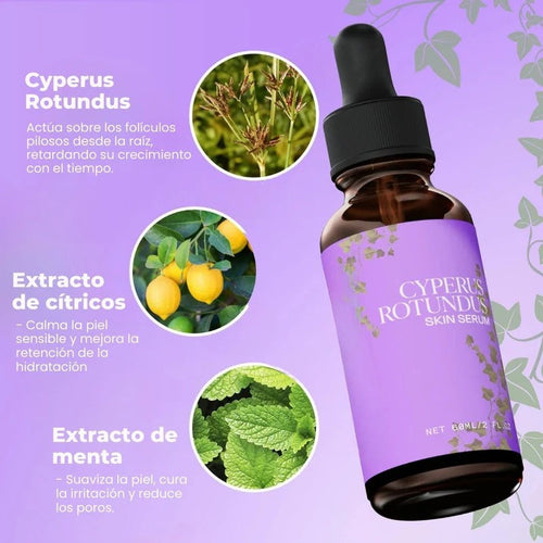 Lunéa™ - Vello fino y menos visible con Raiz de Cyperus Rotundus